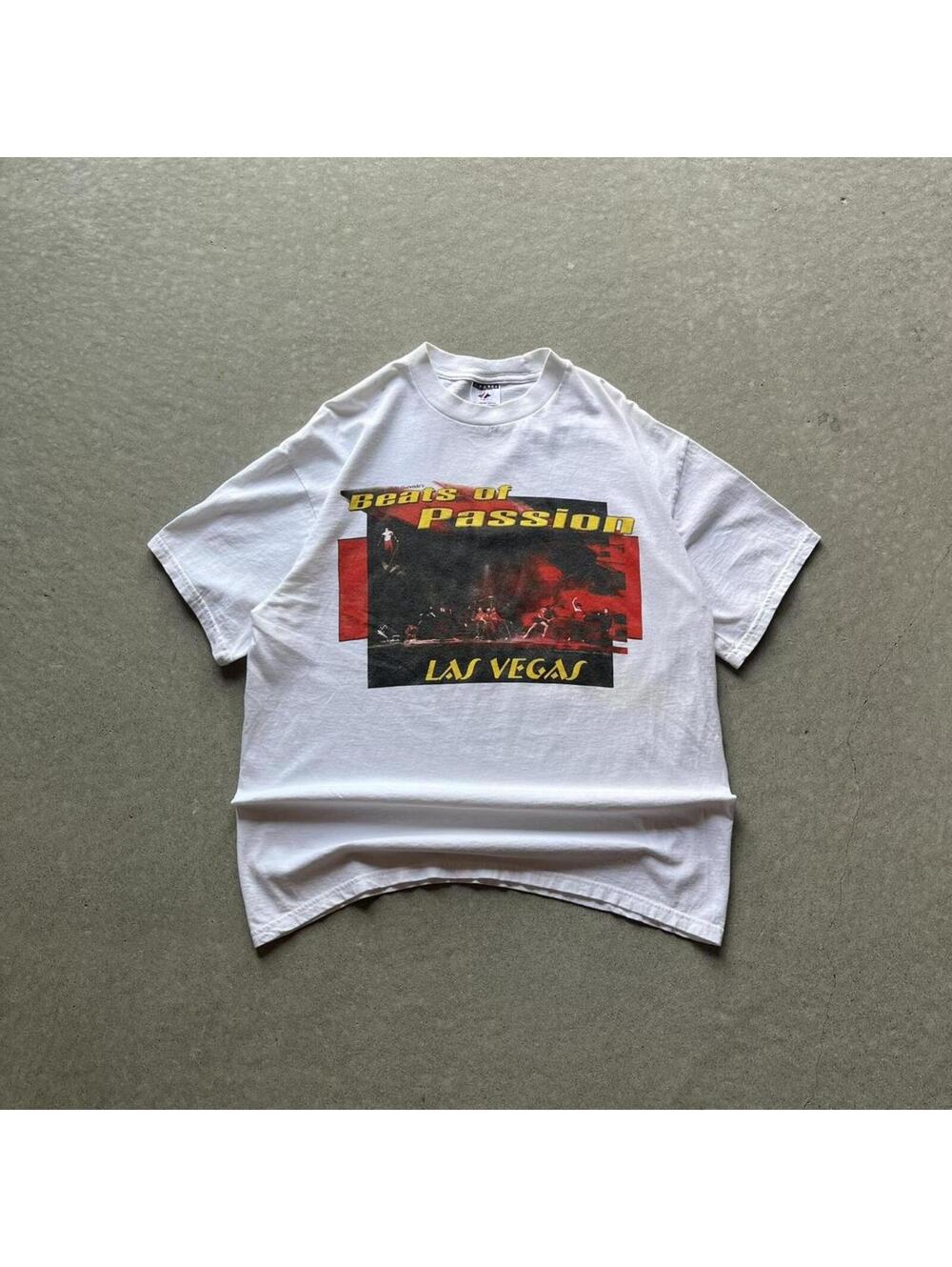 Vintage Y2K Las Vegas Beats Of Passion T-Shirt